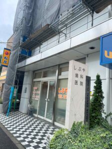 ビルの外装工事