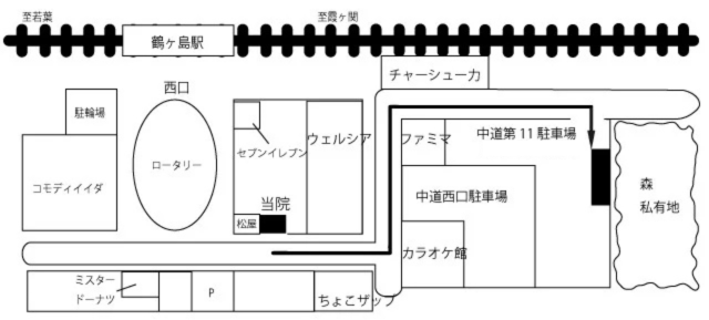 新しい駐車場のご案内